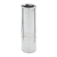 Spark Plug Socket, 1/2" Drive, 5/8" Socket, 2-1/2" L Cintas