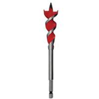 Speed Feed Wood Bit, 1", 6-1/2" Length, 1/4" Hex Shank Cintas