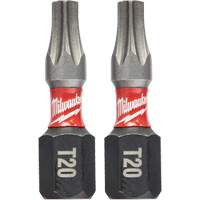 Forets &agrave; chocs Shockwave, Torx, T-20, Prise 1/4" Cintas
