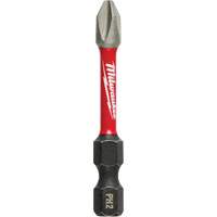 Tr&eacute;pan &agrave; choc Shockwave, Phillips, Embout #2, Prise 1/4", Longueur 2" Cintas