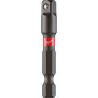 Shockwave Impact Driver Socket Adapter, 1/4" Drive Size, 1/4" Male Size, Ball, 1-7/8" L Cintas