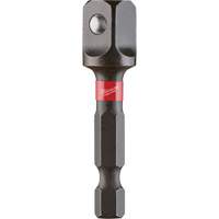 Shockwave Impact Driver Socket Adapter, 1/4" Drive Size, 3/8" Male Size, Ball, 1-7/8" L Cintas