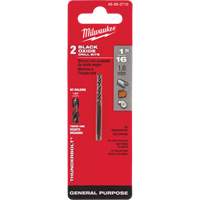 Thunderbolt&reg; Jobber Drill Bit, High Speed Steel, 1/16", 1-7/8" L, 7/8" Flute, 135° Point Angle Cintas
