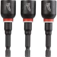 Tourne-&eacute;crou Shockwave Impact Duty, Embout 1/4", Prise 12 mm, 2-9/16" lo, Magn&eacute;tique Cintas