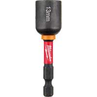 Tourne-&eacute;crou Shockwave Impact Duty, Embout 1/4", Prise 13 mm, 2-9/16" lo, Magn&eacute;tique Cintas