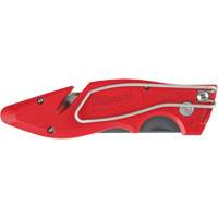 Fastback Flip Utility Knife, 2" Blade, Carbon Steel Blade, Metal Handle Cintas