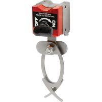 On/Off Magnetic Hanging Hooks, 5-3/4" Length, 1-3/4" Diameter, 35 lbs. Capacity Cintas