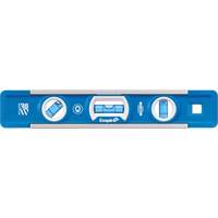 Niveau torpille True Blue, 9" lo, Aluminium, 3 fioles, Magn&eacute;tique Cintas