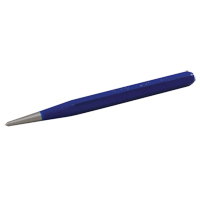 Center Punch, 3/32" Dia., 1/4" Stock Size, 4" L Cintas