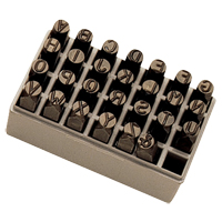 Letter Hand Stamp Set, 27 Pieces Cintas