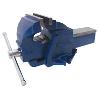 &eacute;tau d'&eacute;tabli en fonte ductile pour m&eacute;canicien, Largeur des m&acirc;choires 5", Profondeur de la gorge 3-3/10" Cintas