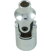 Douille cardan, Prise 1/4", 12 pans Cintas