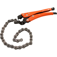 Locking Chain Clamp Pliers, 10" Length, Omnium Grip Cintas