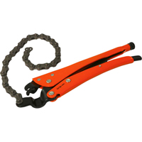 Locking Chain Clamp Pliers, 13" Length, Omnium Grip Cintas