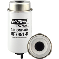 BF7951-D &eacute;l&eacute;ment de s&eacute;parateur secondaire pour carburant/eau avec drain amovible Cintas