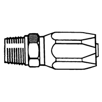 Fittings - Reusable Hose Fittings, 1/2" Dia., Brass Cintas