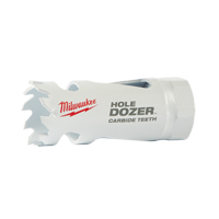 Hole Dozer with Carbide Teeth, 1", 1-3/5" Depth of Cut, Carbide Cintas