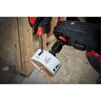 Carbide Hole Saw, 4", 1-31/50" Depth of Cut, Carbide Cintas
