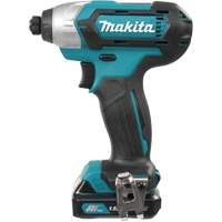CXT Impact Driver Kit, 1/4", 970 in-lbs Max. Torque, 12 V, Lithium-Ion Cintas