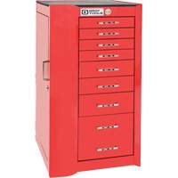 Armoire compl&eacute;mentaire gauche de s&eacute;rie Pro+, 8 tiroirs, 19" la x 19" p x 36-1/2" h, Rouge Cintas