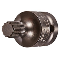 Socket Bit, Triple Square, 6 x 1-1/2" L, 1/2" Drive Cintas