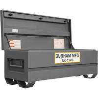 Jobsite Storage Box, 60" x 24" x 22-3/4", Steel, Grey Cintas