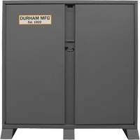 Jobsite Storage Shelving Cabinet, Steel, 47.5 Cubic Feet, Grey Cintas