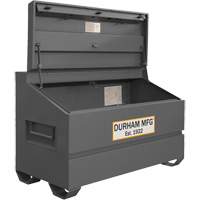 Jobsite Sloped Lid Storage Box, 60" x 30" x 39-3/8", Steel, Grey Cintas
