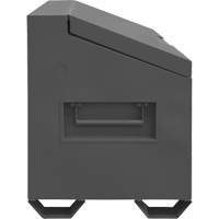 Jobsite Sloped Lid Storage Box, 60" x 30" x 39-3/8", Steel, Grey Cintas