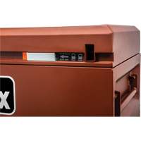 Site-Vault Chest, 30" x 20" x 19-3/4", Steel, Orange Cintas
