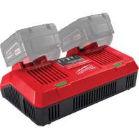 M18 Dual Bay Simultaneous Rapid Charger, 18 V, Lithium-Ion Cintas