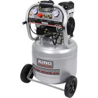 Compresseur &agrave; air sans huile ultra silencieux, &eacute;lectrique, 10 gal. (12 gal. US), 125 PSI, 120/1 V Cintas
