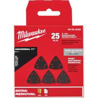 Ensemble de papiers abrasifs triangulaires 3-1/2" Open-Lok Cintas