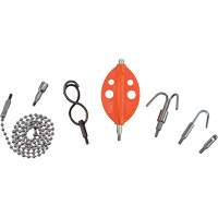 Jeu d'accessoires d'accrochage pour ruban de tirage Cintas