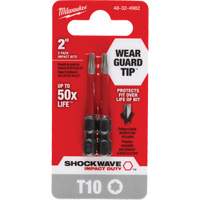 Embout de tournevis Shockwave Impact Duty, Torx, T-10, Prise 1/4" Cintas