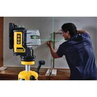 Niveau laser vert &agrave; 3 lignes Cintas