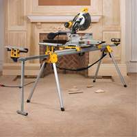 Double Bevel Sliding Compound Mitre Saw with Stand Cintas