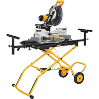 Double Bevel Sliding Compound Mitre Saw with Heavy-Duty Rolling Stand Cintas