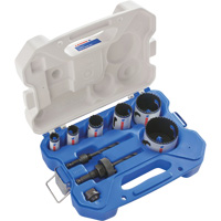 Plumber Bi-Metal Hole Saw Set, 9 Pieces Cintas