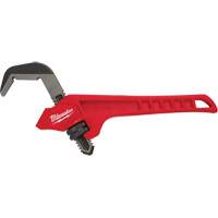 Cl&eacute; &agrave; tuyau hexagonale coud&eacute;e en acier, Cap des m&acirc;choires 2-5/8", Longueur 10-1/2", Fini Rev&ecirc;tement en poudre, Prise Ergonomique Cintas