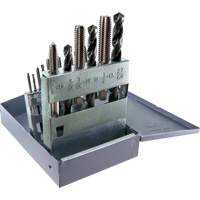 Jeu de tarauds & forets UNC DRILLCO, 18 morcea Cintas