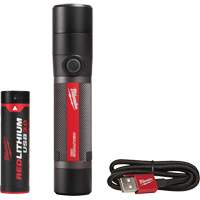 Lampe de poche compacte compatible USB, DEL, 800 lumens, Piles Rechargeable Cintas