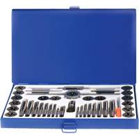 DRILLCO Fractional Tap & Die Set, 40 Pieces Cintas