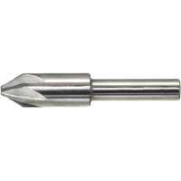 DRILLCO Chatterless Countersink, 3/16", High Speed Steel, 60° Angle, 6 Flutes Cintas