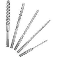 MX4 4-Cutter Rotary Hammer Drill Bit Kit, 5 Pieces, Carbide Cintas