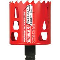 Scie cloche pour bois et m&eacute;tal, 2-5/8", Profondeur de la coupe 2-3/8", Carbure Cintas