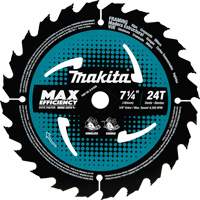 Carbide-Tipped Max Efficiency Framing Circular Saw Blade, 7-1/4", 24 Teeth, Wood Use Cintas