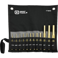Brass Pin Punch Set, 12 Pieces Cintas