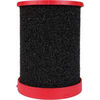 Large Wet/Dry Vacuum Wet Filter, Foam, Fits 12 US gal./9 US gal./6 US Gal. Cintas