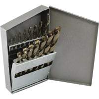 Triumph&reg; Jobber Length Drill Bit Set, 13 Pieces, High Speed Steel Cintas